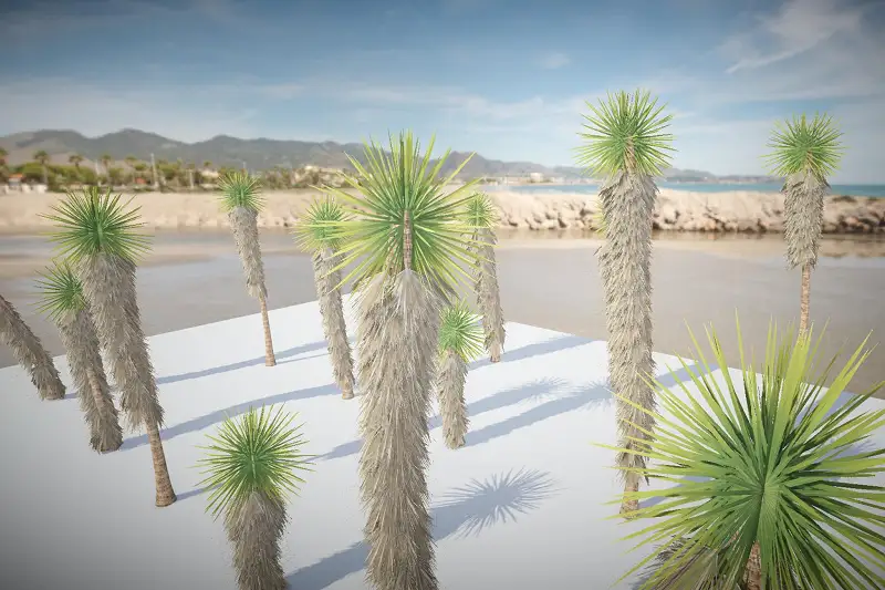 URP Palm Tree 8 (Mobile) Asset Thumbnail