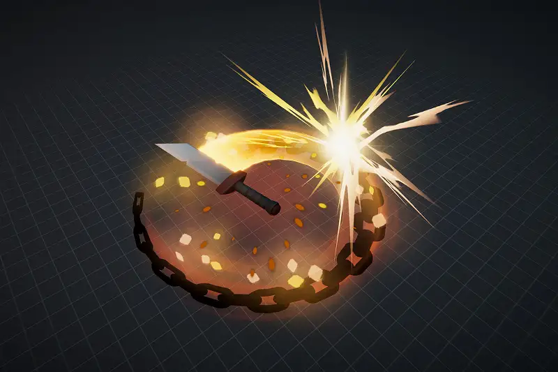 Sword Whirlwind VFX - RPG Magic! Asset Thumbnail