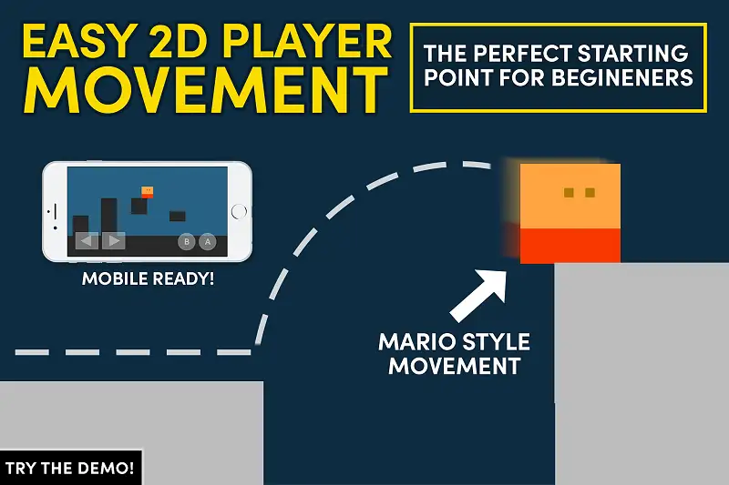 Easy 2D Player Movement Asset Thumbnail