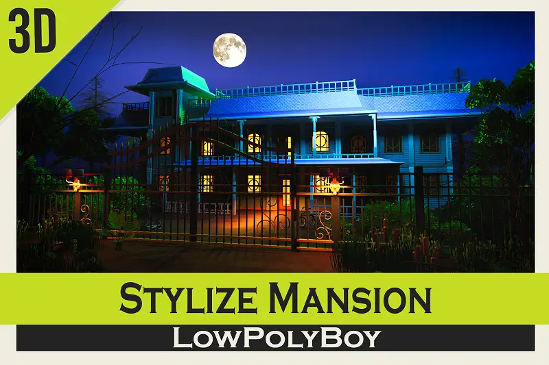 Stylize Mansion Asset Thumbnail