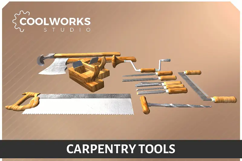 Carpentry Tools Package Asset Image