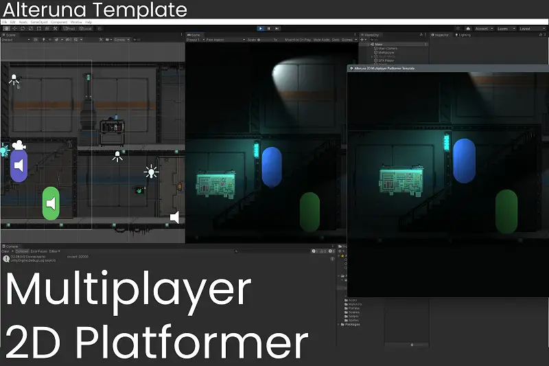 Multiplayer 2D Platformer Template Asset Thumbnail