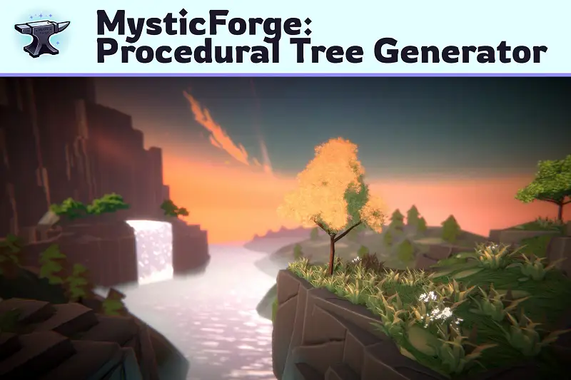 MysticForge: Procedural Tree Generator Asset Thumbnail