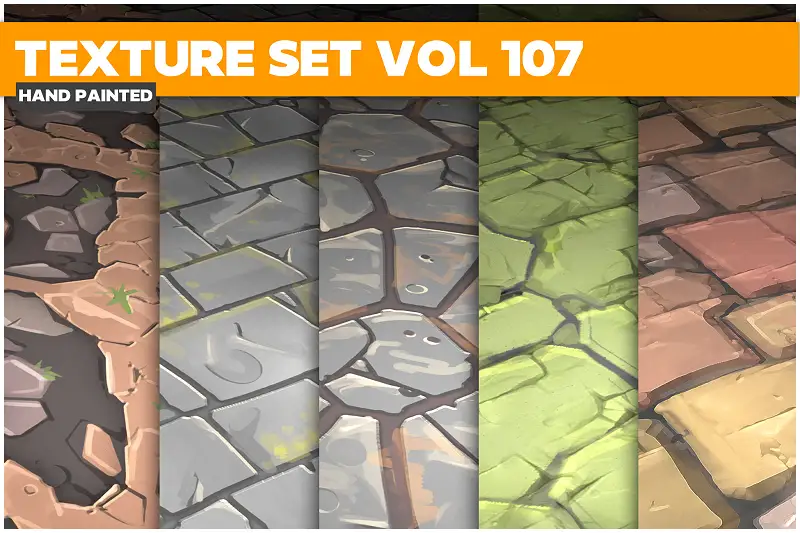Ground Texture Vol.107 - Stylize Textures Asset Thumbnail