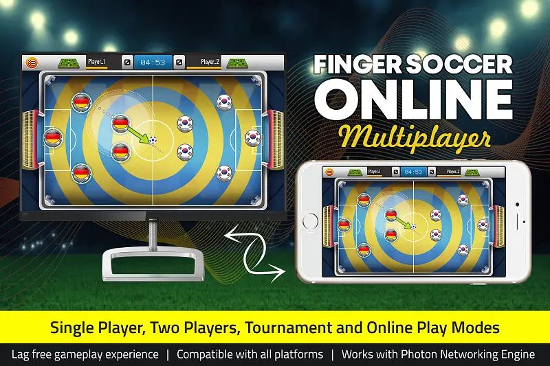Finger Soccer Online Multiplayer Asset Thumbnail
