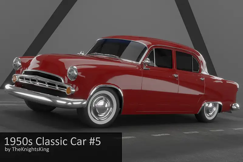 1950s Classic Car #5 Variant Asset Thumbnail