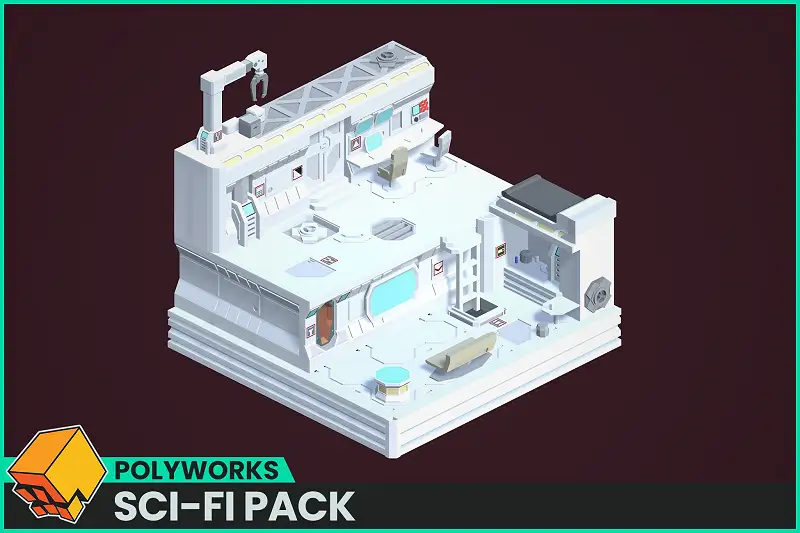 Low Poly Sci-Fi Pack Asset Thumbnail