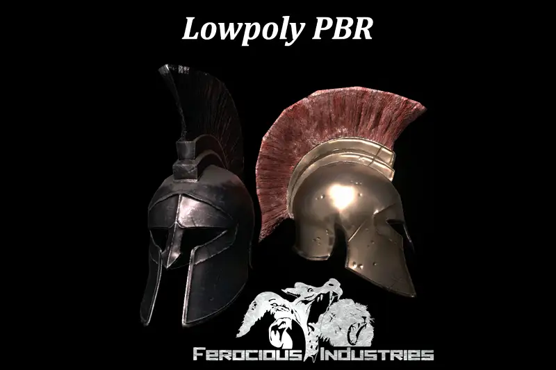 PBR Spartan Helmets Asset Thumbnail