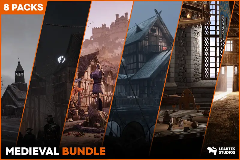 Medieval Bundle: 8 Unique Environments Asset Thumbnail