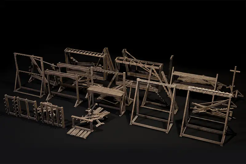 Medieval Weapon Stands and Racks Asset Thumbnail
