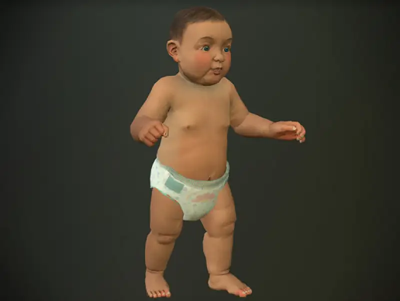 Realistic Baby Asset Image