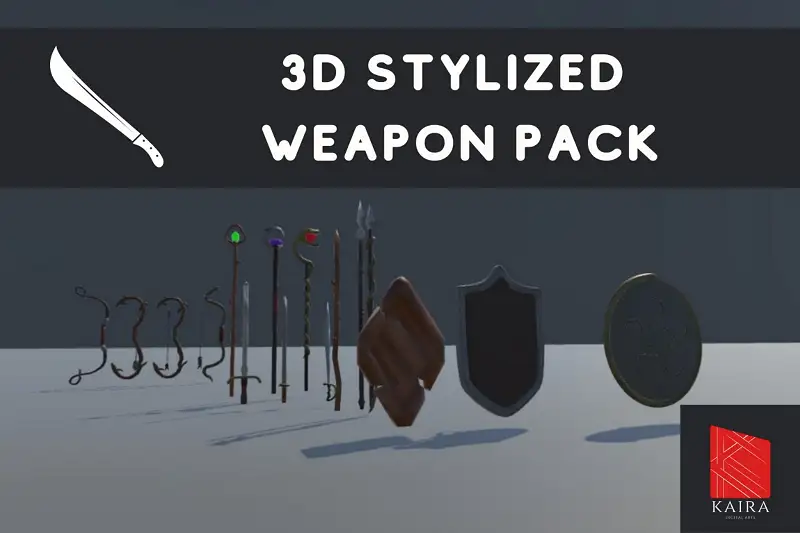 3D Stylized Weapon Pack Asset Thumbnail