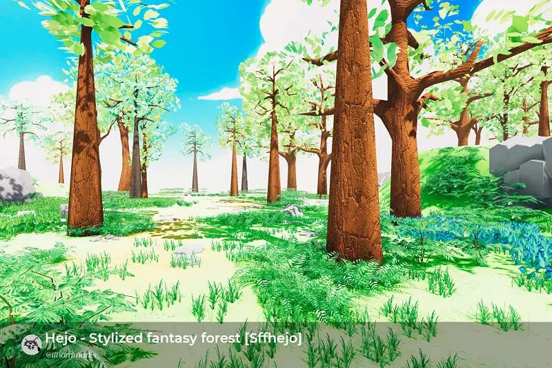 Fantasy Forest 3D Model Pack Asset Thumbnail