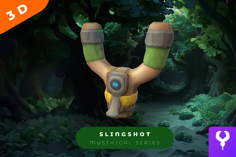 Cartoon Slingshot Asset Thumbnail