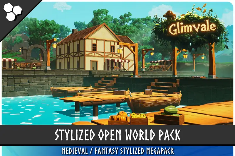 Glimvale: Stylized Fantasy Open World Asset Thumbnail
