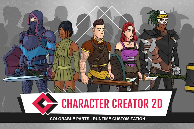 Easy 2D Character Creation for Games Asset Thumbnail