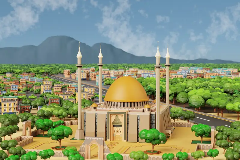 Low Poly Mosque Environment Pack Asset Thumbnail