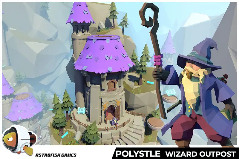 POLYSTYLE - Wizard Outpost Asset Thumbnail