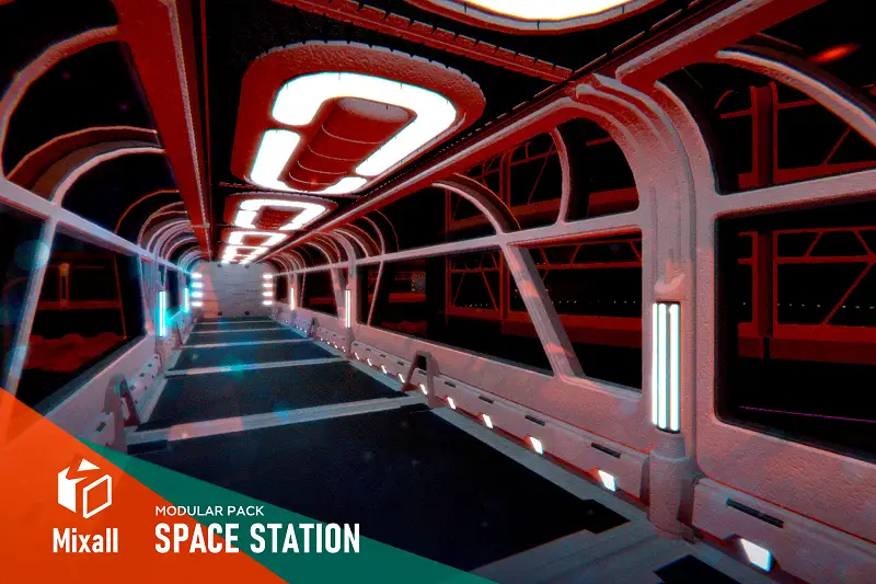 Modular Space Station Pack Asset Thumbnail