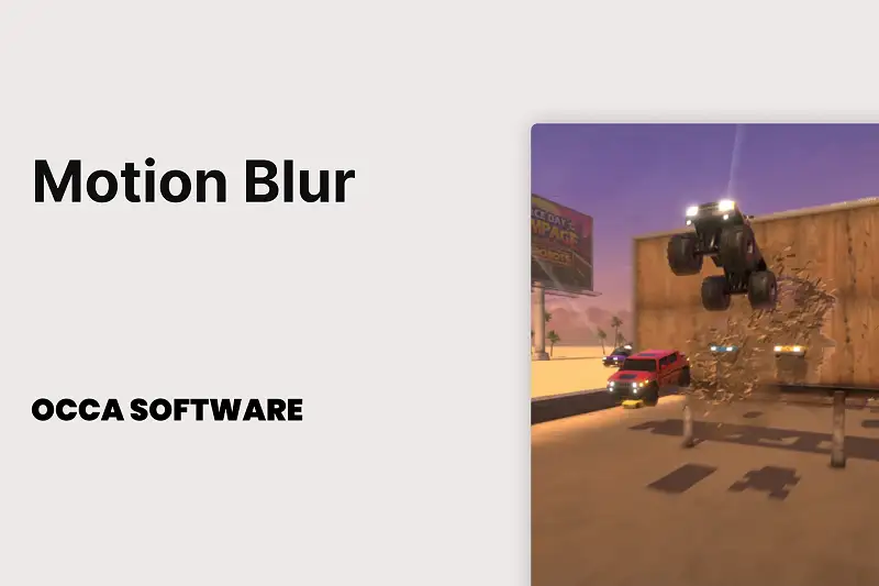 Motion Blur for URP - Advanced Object and Camera Motion Blur Asset Thumbnail