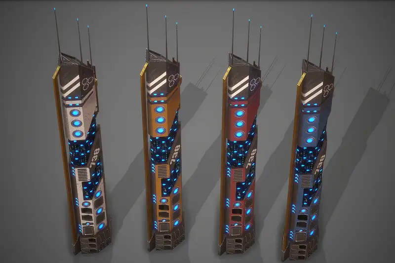 Sci-Fi Building-18 Asset Thumbnail