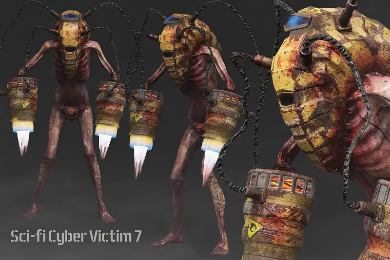 Sci-fi Cyber Victim 7 Asset Thumbnail