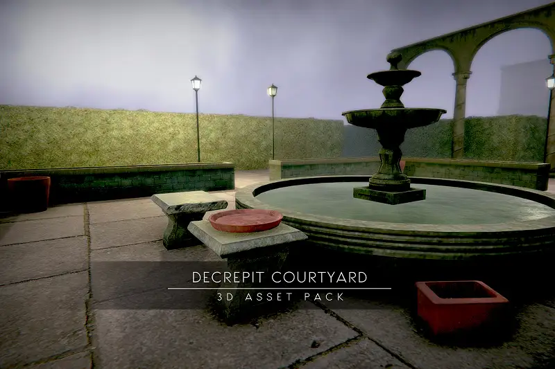 Decrepit Courtyard Props Asset Thumbnail