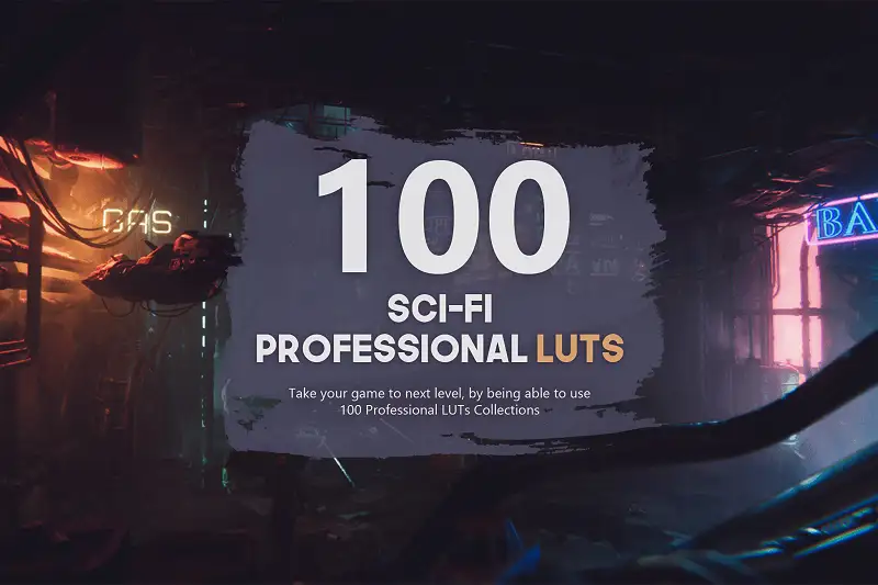 100 Sci-Fi LUTs Pack Asset Thumbnail