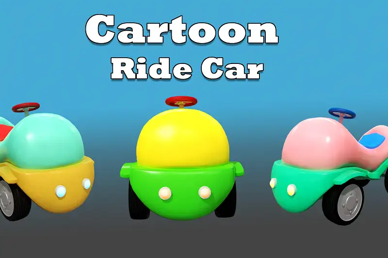 Cartoon Ride Car Pack Asset Thumbnail