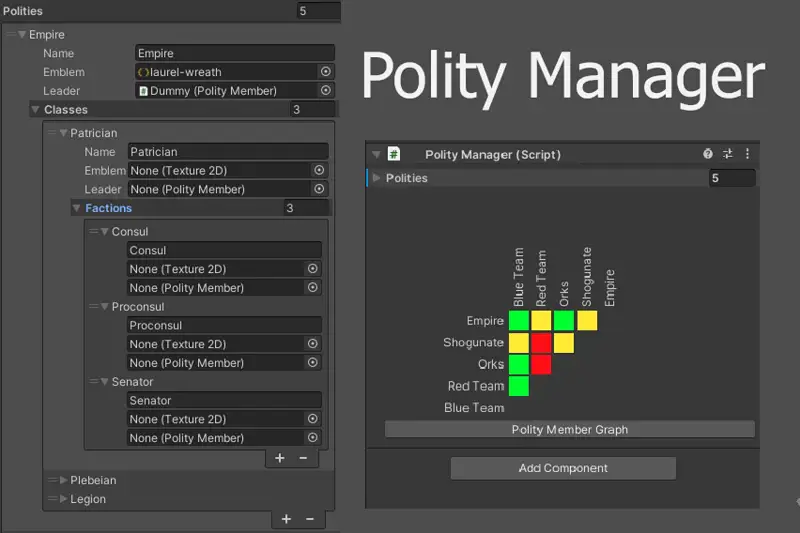 Polity Manager - Manage Factions & Families Asset Thumbnail
