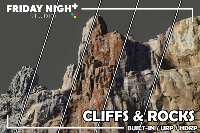 Ultimate Realistic Cliffs and Rocks MegaPack Asset Thumbnail