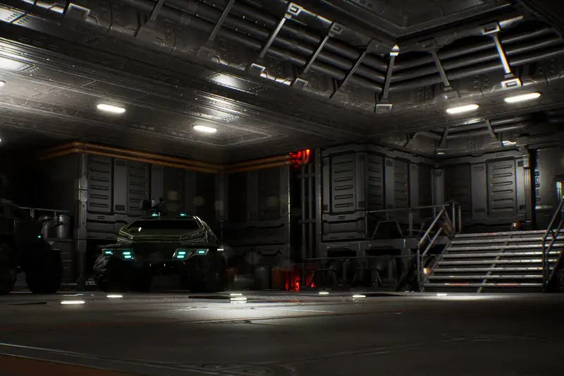 Sci-fi Spaceship and Space Colony Interior Modular Pack Asset Thumbnail