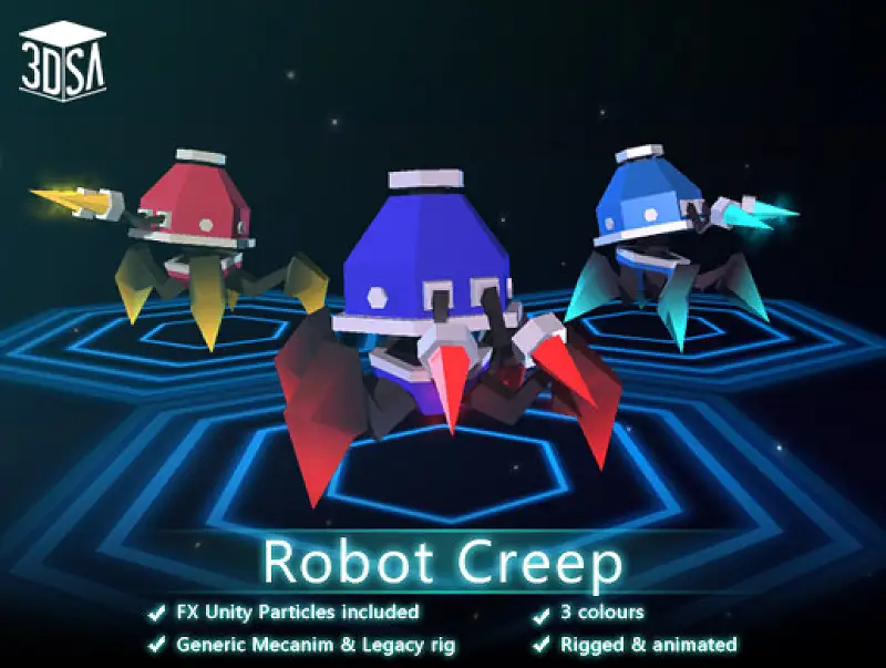 Robot Creep Galaxy series Asset Thumbnail