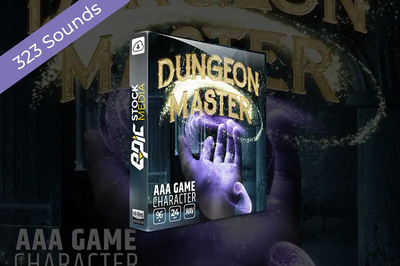 AAA Game Character Dungeon Master Voice Sounds Asset Thumbnail