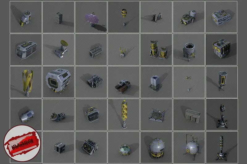 Factory Game Buildings Package Asset Thumbnail