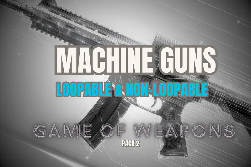 GAME OF WEAPONS PACK 2: MACHINE GUNS (LOOPABLE & NON-LOOPABLE) Asset Thumbnail