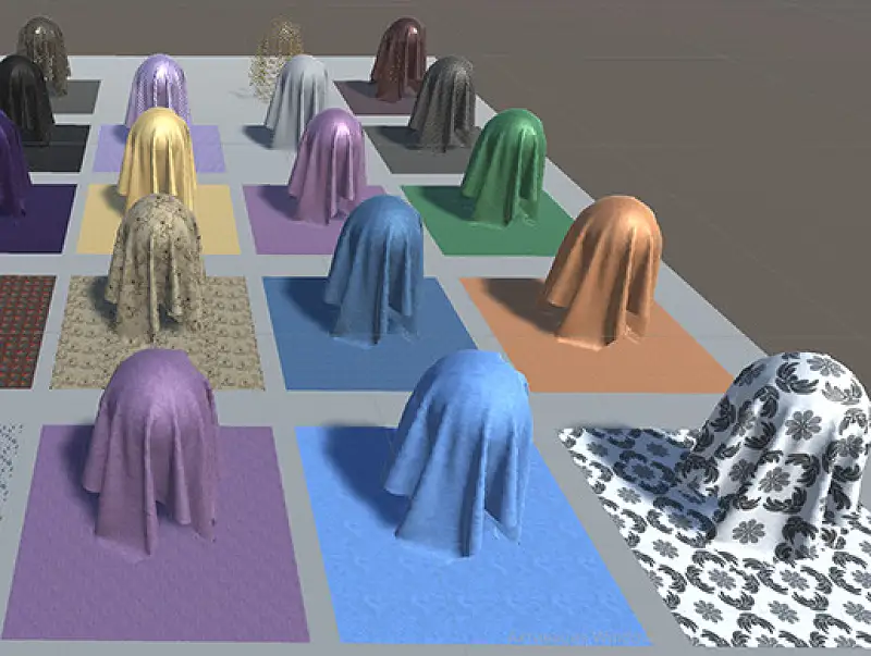 Fabric materials Asset Image