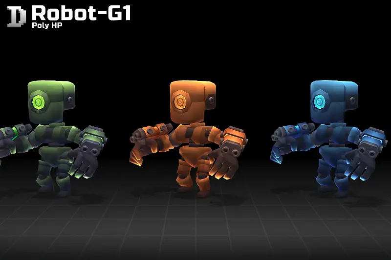 Poly HP - Robot-G1 Asset Thumbnail
