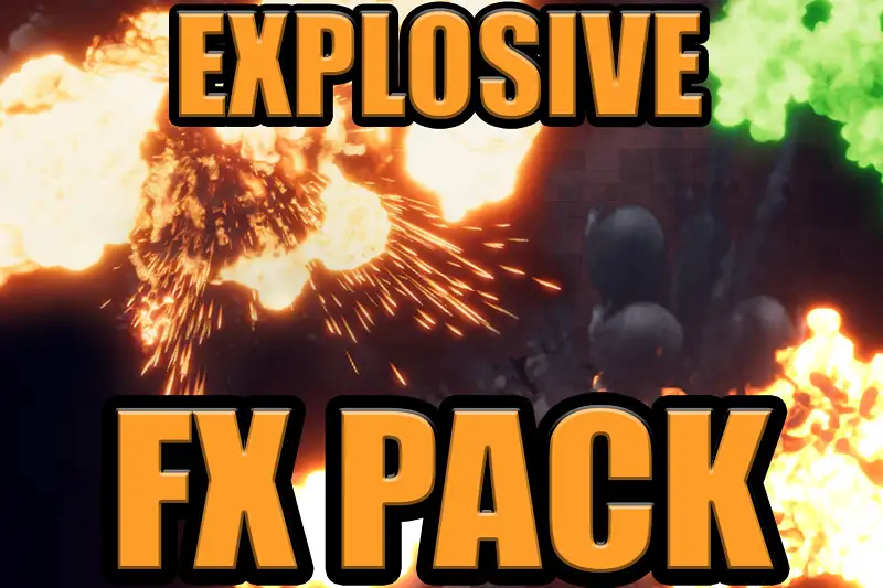 EXPLOSIVE FXPack (Realistic + Stylized)HDRP+URP+Built-In Asset Thumbnail