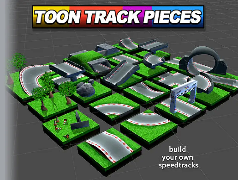 Toon Track Speedway Kit Asset Thumbnail