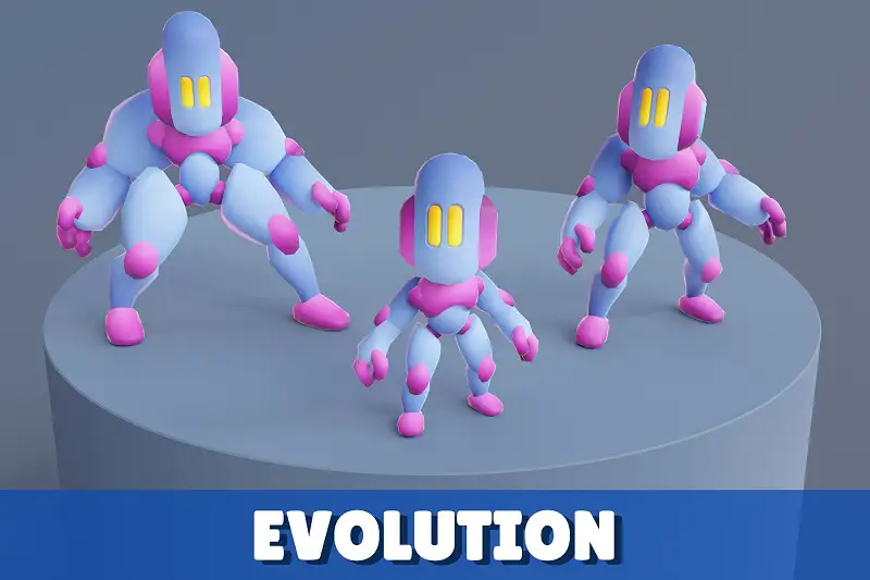 Robot Warrior Character Pack Asset Thumbnail