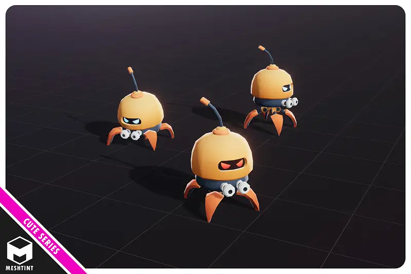Hermit Robot Cute Series Asset Thumbnail
