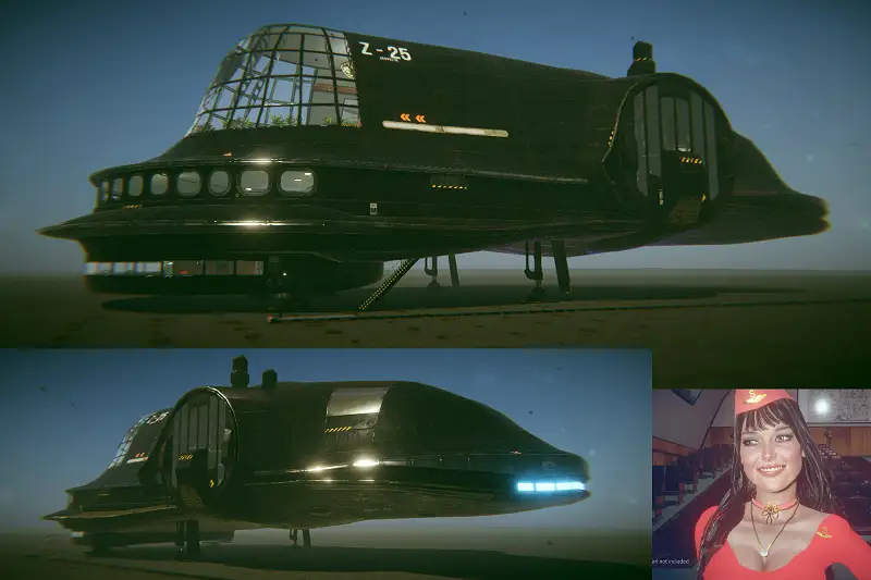 Zeppelin 'Z-25' (URP) - Retro-Vintage Airship Asset Thumbnail