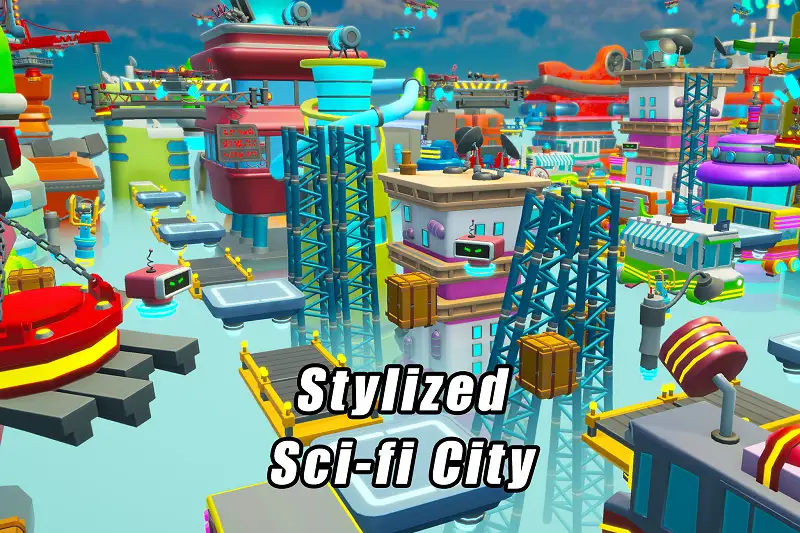 Sci-Fi City Builder Asset Thumbnail