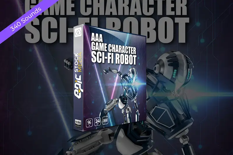 AAA Game Character Sci-fi Robot Asset Thumbnail