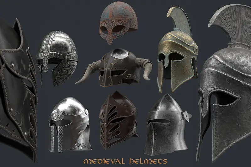 Medieval Helmets Collection Asset Thumbnail