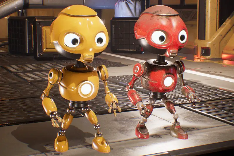 Cute Robot 5 Character Pack Asset Thumbnail