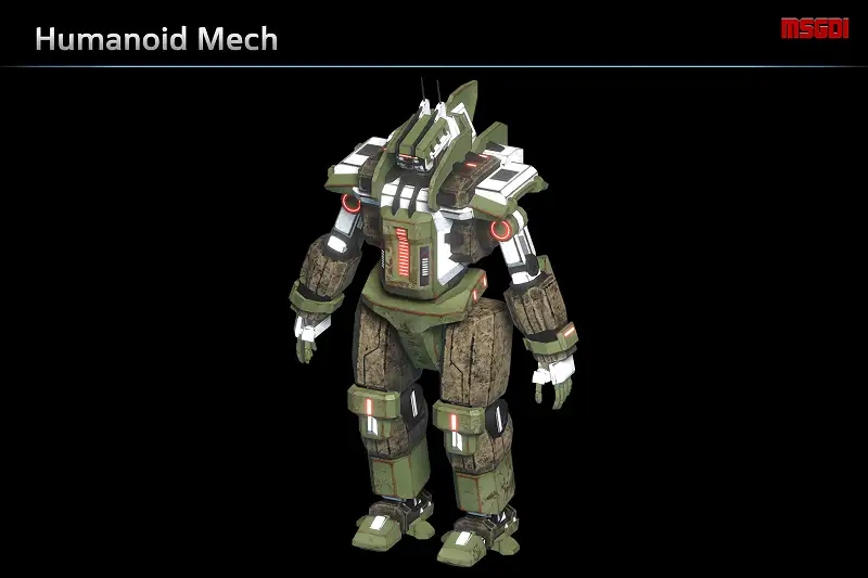 Humanoid Mech Asset Thumbnail