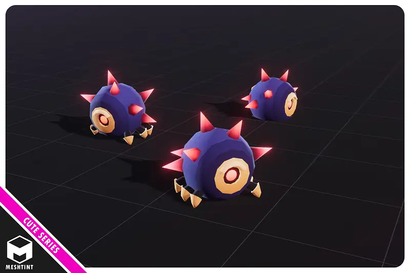 Spike Robot Cute Series Asset Thumbnail