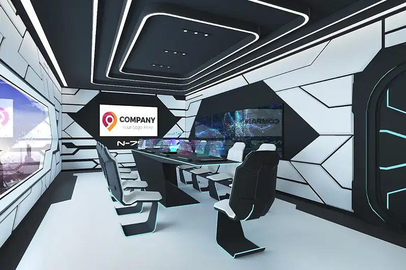Sci-Fi Conference Room Asset Thumbnail